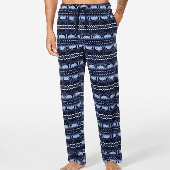Perry Ellis Portfolio Pajama Pants Blue Medium - Picture 1 of 5